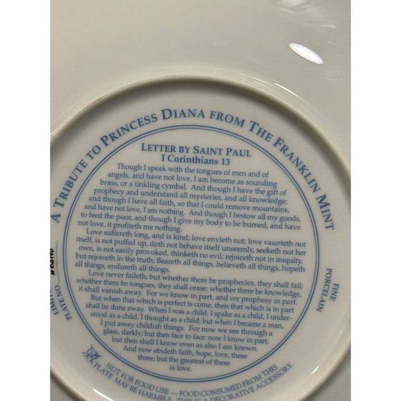 Limited Edition (Diana Princess of Wales) from the Franklin Mint - Picture 5 of 6